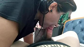 You want to see big tits shaking while pussy gets licked and bent over?