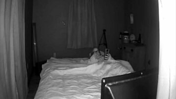 Kim Long masturbates with big cock in paranormal porn