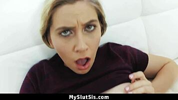 My cute stepsister craves loving with taboo blowjob and hardcore fucking in high definition