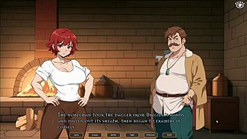 tomboy love in hot forge hentai game ep 1, she's masturbating thinking of you