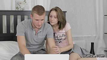 Does this skinny teen want her wet twat and anal screwed?