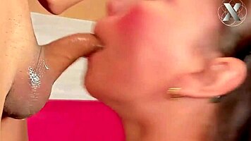 Three Guys Dominate Neighbor's Throat with Rough Fucking!