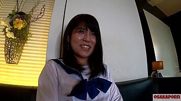 mao squirts in sailor uniform cosplay