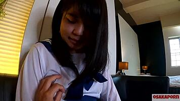 mao squirts in sailor uniform cosplay