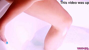 Wow, this blonde teen's body screams for anal fucking!