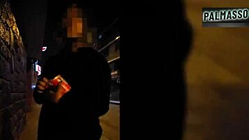 Stranger cums in pussy