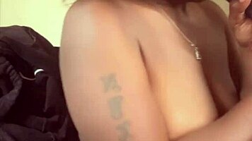 Stepsister Handles 11 Inches of Stepbrother's Big Black Cock with Ease