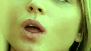 Petite babe gives footjob, he says.