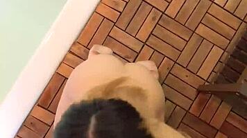 asian babe lulu chu catches creeping stepbrother on the phone