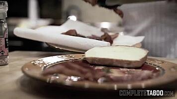 Skinny taboo teen get licked hard