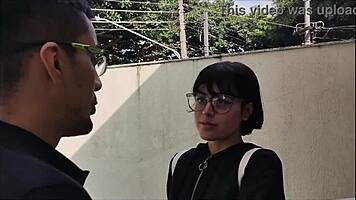 Kimiko visits a new room for rent and gets not forgiven