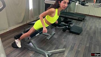 Trainer Offers Intense Gym Fuck With Katty After Taboo Blowjob Workout!