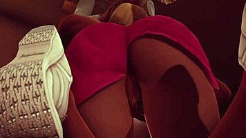 3D anime girlfriend enjoys intimate moments uncensored