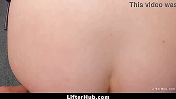 Blonde teen Chloe Rose punished with cowgirl riding and deepthroat after stealing bikini