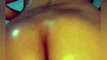 Beautiful brunette housewife SHOWS OFF her GOOD ASS, TITS, and AWESOME PUSSY in homemade solo