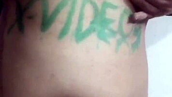 Indian wife plays with her body