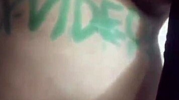 Indian wife plays with her body