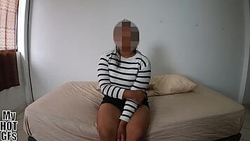 xiomara quería semen y se lo di en toda la cara