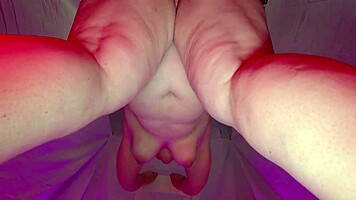 How does a chubby girl handle a pounding with shaking tits?