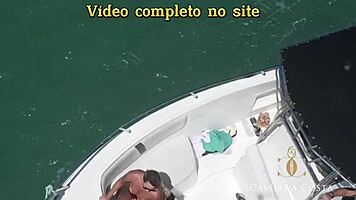Dando o cu right in front of the captain. Man, that huge cock stretched my tight ass good!