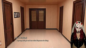 gamer girl plays steamy porn game in latex outdoors