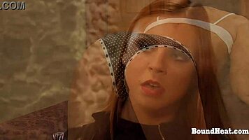 Group Of Lesbian Slaves Mercilessly Whipped By Dominant Madame