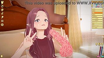 Cute Teen Girl Teased By Pervert In Anime