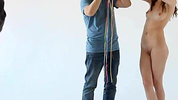 Teen Poses Nude With Balloons In Fun Photo Session.