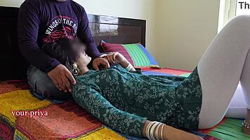 indian gf priya seduces bf for brutal doggystyle bang