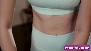 Petite Lesbian Teens Lily Larimar Freya Parker Kissing And Licking On Massage Table