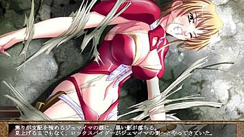 Sexy Seductress Bounces with Ripped Clothes