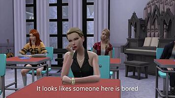 Hot student fucks teacher in detention!