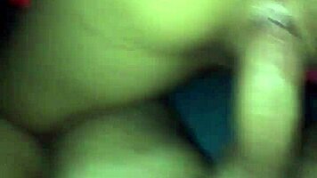 novinha moves panties aside and sits on my dick