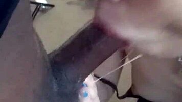 throat slave eva yi inhales black dick