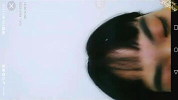 Asian Girl Shows Wet Pussy