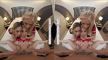 Three football-crazed sexpots make your big dick MVP