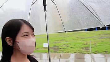 First time skewing Japanese teen receives a lesson in pleasure