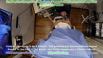 Doctor Tampa Examines Channy Crossfire in Twisted Dystopian Clinic with Nurse Stacy Shepard