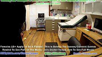Doctor Tampa Examines Channy Crossfire in Twisted Dystopian Clinic with Nurse Stacy Shepard