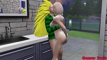 I can't believe hinata and sakura talked about loving to fuck, then we had that wild threesome on the table, finishing inside her.