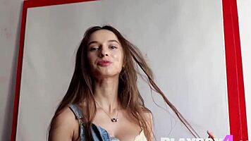 Beautiful Gloria Sol Shows Amazing Art And Stunning Curvy Naked Body