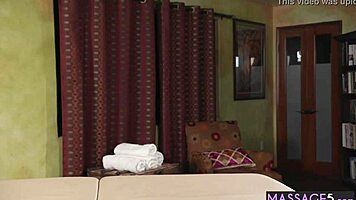 Amazing Horny Teen Alison Rey Pleases Perverted Guy After Passion Massage!