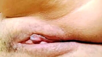 teen rubs pussy hard!