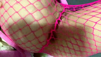 Stunning Pink Strip Tease with Hairless Beauty! Watch Her Now!