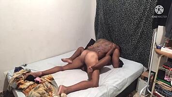 Hey, this naughty teen was masturbating in my room, so I joined and fucked her hard.