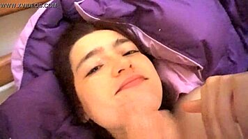 deep throat beautiful young 18+ cumshot wakes up wanting to suck her boyfriends cock