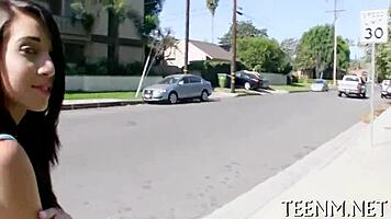 Mia Hurley Gets Her Tight Pussy Sampled Roughly