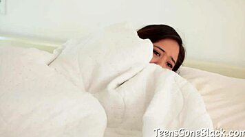 Skinny Girl Screwed Hard by Massive Black Cock at Wild Party!