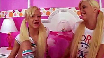 little laney and lil lexy in lesbian action with licking and fingering