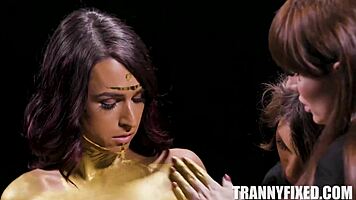 Khloe Kay Natalie Mars Adriana Chechik In Transsexual Threesome